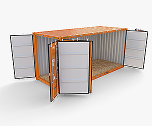 20ft Shipping Container Side Open High Cube