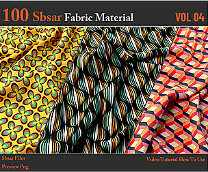 100 SBSAR Files Fabric Materials VOL 04
