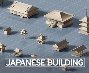 Japanese Building Basemesh