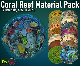 Coral Reef Material Pack