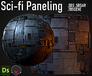 Sci-fi Paneling Material