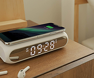 mood light LED table clock