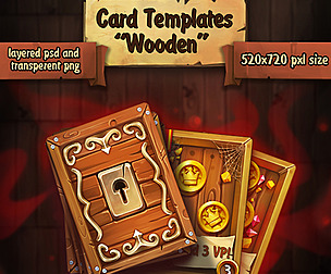 Wooden Card Template
