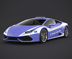 Lamborghini Huracan Italian Police