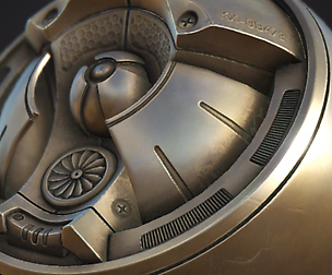 PBR Substance Material - Statue Metal