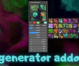 Nebula Generator Blender Addon