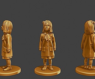 ww2 Casual Little Girl CLG1 001