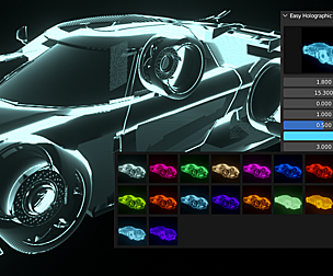 Easy Holographic Addon - Blender Addon