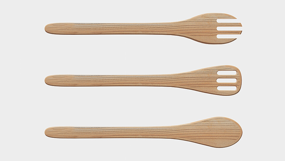 WOODEN CUTLERY PACK