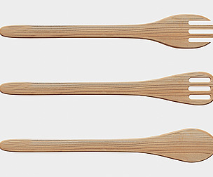 WOODEN CUTLERY PACK