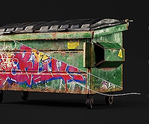 600 Graffiti Decal for 3d/2d Software