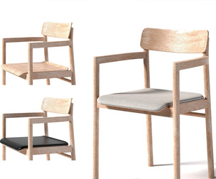 3 model of Fredericia Post Chair