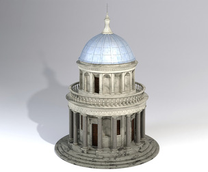 Roman temple "Tempietto del Bramante"