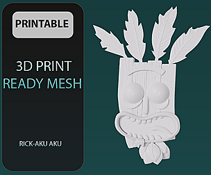 Printable Rick-Aku Aku