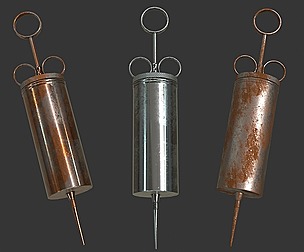 Metal Ear Drum Syringe
