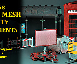 BaseMesh: City Assets (Uv+Texture)vol4