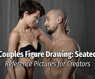 Couples Figure Drawing: Seated