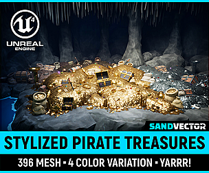 Stylized Pirate Treasures