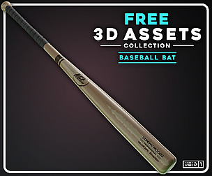 Baseball Bat - Free 3D Assets Collection