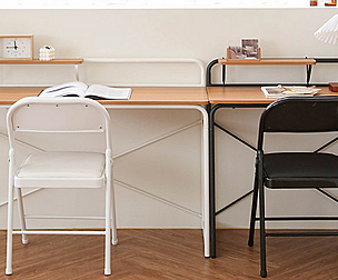 Folding Cushion Steel Chair