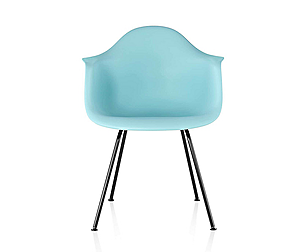 Eames molded plastic armchair