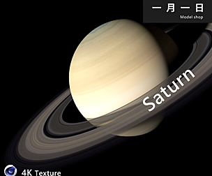 Realistic planet saturn