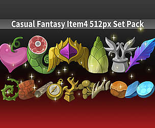 Casual Fantasy Item4 512px Set Pack