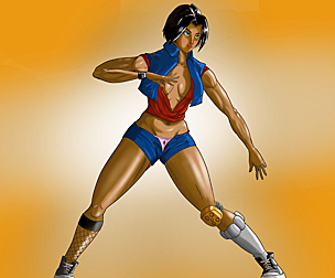 Cocky girl ready to figth