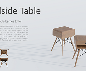 Bedside Table Eames Eiffel