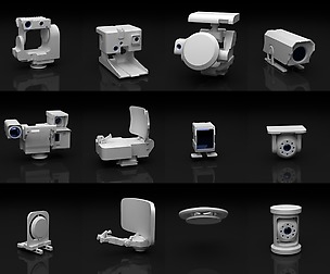 Kitbash set, Cameras&sensors 01