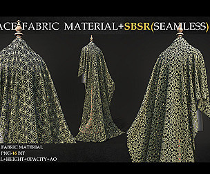 40 LACE FABRIC MATERIAL+SBSR(SEAMLESS)-VOL 4