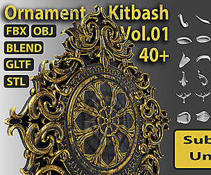 40+ Ornament Kitbash Vol.01