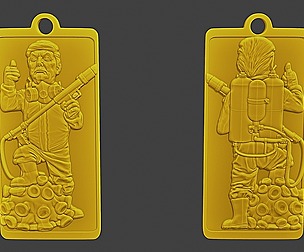 Donald trump Pin Biohazard