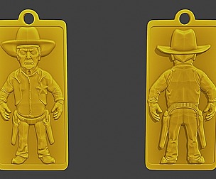 Donald trump Pin Cowboy