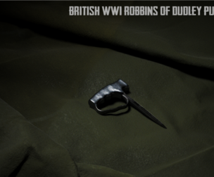 British WWI Robbins of Dudley Push Dagger