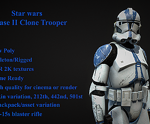 Clone trooper Phase 2 pack