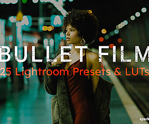 25 Bullet Film Lightroom Presets and LUTs