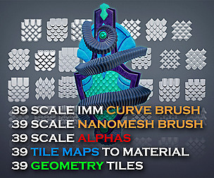 39 Scales for Sculpting, Texturing, and More