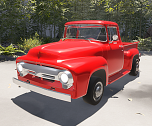 Ford F100 with Engine Sounds