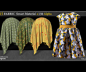 15 FABRIC (Spsm) + 150 CUTE ALPHAS-4k png vol.1