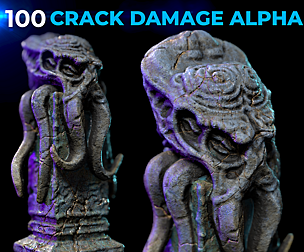 100 Crack Damage Alpha