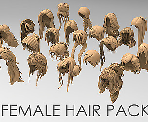 25 female hair pack 6