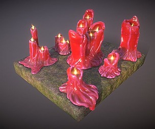 Set of candles