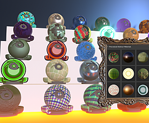 Procedural Materials Library Blender Addon