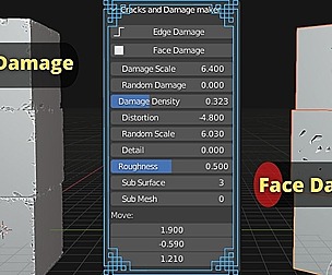 Cracks And Damage Maker Blender Add-On