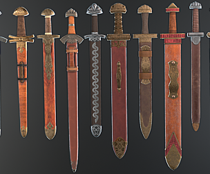 Viking Swords Set