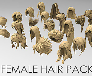 25 female hair pack 8