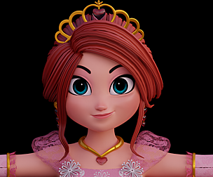 Disney Style Princess - Fully Rigged