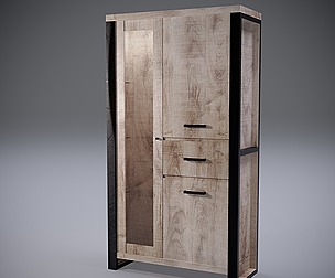 CUPBOARD Low-poly 3D model