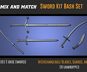 Mix and Match Sword Kit Bash Set